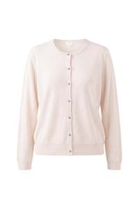 Merino Camille Womens Cardigan - White Rabbit