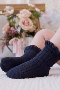 Emily Ankle Sock - Eclipse