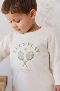 Organic Cotton Marshall Long Sleeve Top - Lets Play Tofu
