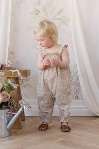 Organic Cotton Catalina Playsuit - Tully Peach