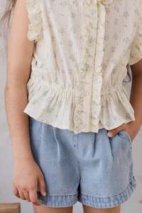 Jardine Short - Light Wash