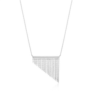 Ania Haie: Silver Fringe Fall Necklace