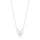 Silver Beaded Chain Link Necklace