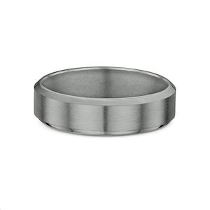 Dora Wedding Rings: Mens Tantalum Matte Finish Wedding Band Ring