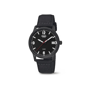 Boccia: 3650-04 - Mens Titanium Black Dress Watch