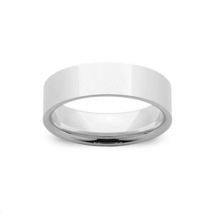 Mens Wedding Rings: Sterling Silver Mens 7mm Soft Edge Band