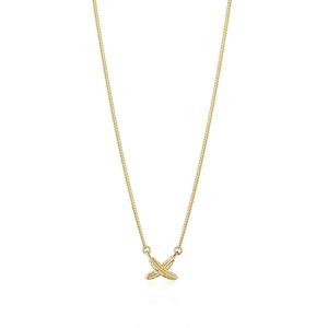 Gold Plated Mini Feather Kisses Pendant