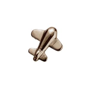 Stow Lockets: Rose Gold Aeroplane - Adventure