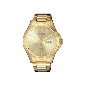 Citizen: Citizen - BF2003-84P Mens Gold Plated Stainless Steel Dress Watch