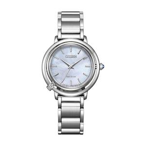 EM1090-60D - Ladies Dress Eco-Drive with Mother of Pearl Dial Watch