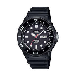 Casio Mens Analogue Marine Design Black Watch - MRW230H-1E1