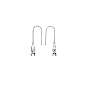 Sterling Silver Mini Rocket Earrings