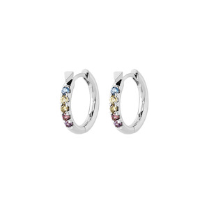 Karen Walker: Sterling Silver Miniaturist Earrings