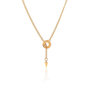 Orbit Lariat / Necklace / Gold