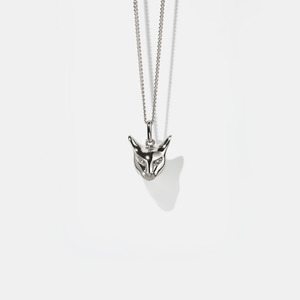Meadowlark: Sterling Silver Cat Charm Necklace