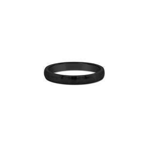 Mens Wedding Rings: Black Zirconium 2mm Band Ring