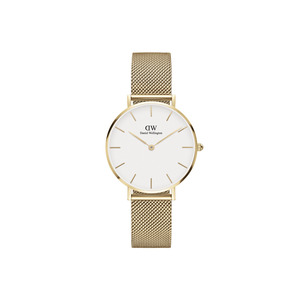 Unisex Watches: Petite 32mm Evergold - Gold & White Watch