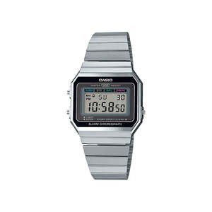 Unisex Watches: Casio Vintage Silver Digital Watch - A700W-1A