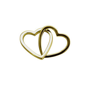 Stow Lockets: Gold Love Hearts - Together