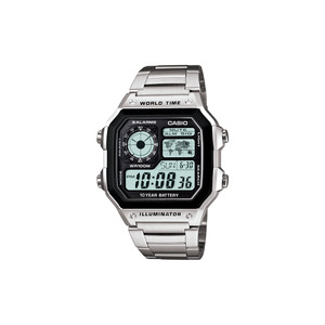 Casio: Casio Digital Auto Illuminator Watch - AE1200WHD-1A