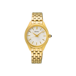 Seiko: Seiko - SUR538P Ladies Gold Dress Watch