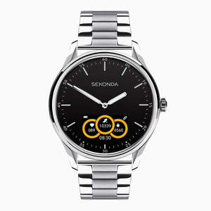 Sekonda Hybrid Smart Watch | Silver Alloy Case & Silver Stainless Steel Bracelet | 30149