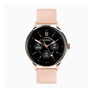 Latest Arrivals: Sekonda Flex Plus Smart Calling Watch | Rose Gold Alloy Case & Pink Silicone Strap | 40667