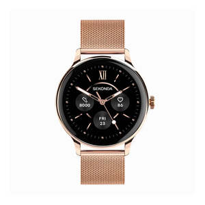 Sekonda Flex Plus Smart Calling Watch | Rose Gold Alloy Case & Stainless Steel M&hellip;