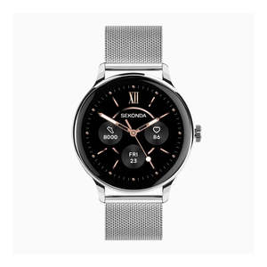Sekonda Flex Plus Smart Calling Watch | Silver Alloy Case & Stainless Steel Mesh&hellip;