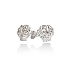 Evolve: Seashell Stud Earrings (Patient)