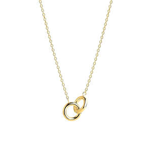 Najo: Embrace Necklace (42cm+ext) - Gold Plated