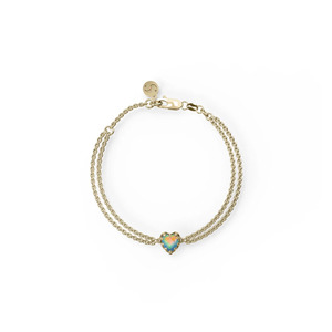 Stolen Girlfriends Club: Love Claw Bracelet Bello Opal - Gold Plated