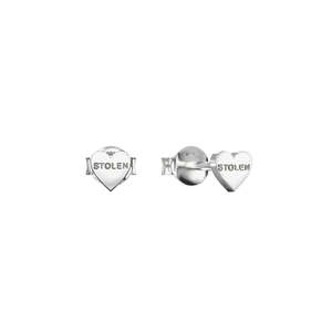 Tiny Stolen Heart Earrings