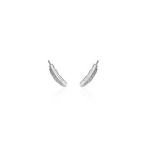Miromiro Feather Stud Earrings