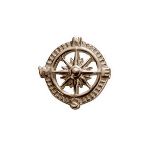 Stow Lockets: Rose Gold Compass - Direction