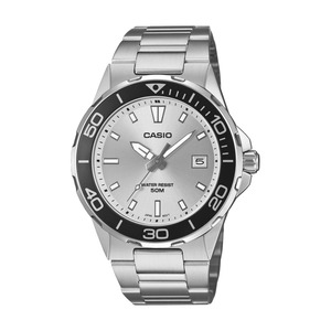 Casio: Casio Marine Design Analogue Blue Dial Watch - MTD145D-7A