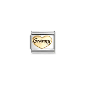 Composable Classic Link 030285/81 Granny Heart In 18K Gold & Enamel