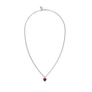 Mini Love Claw Necklace Garnet