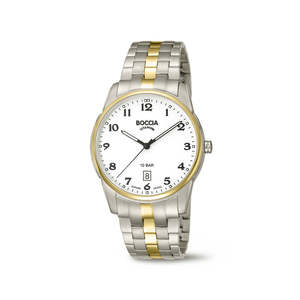 Boccia: Boccia - Mens Titanium Two Tone Watch - 3632-03