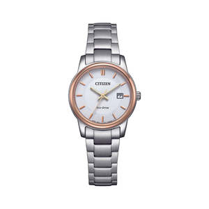 Citizen - Ladies Two Tone Steel Eco-Drive Watch - EW2319-71A