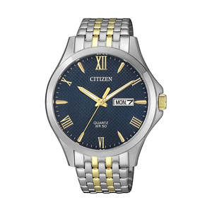 Citizen: Citizen - Mens 2 Tone Steel Dress Watch - BF2024-50L