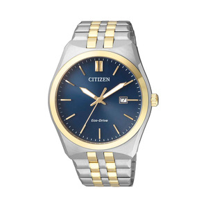 Citizen: Citizen - Mens Two Tone Steel Eco-Drive Dress Watch - BM7330-67L
