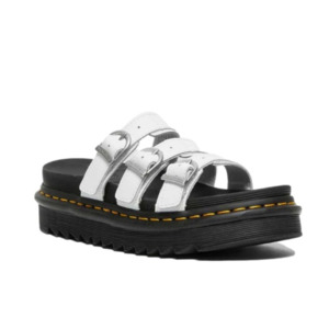 Dr Martens Blaire Slide Sandal White Hydro