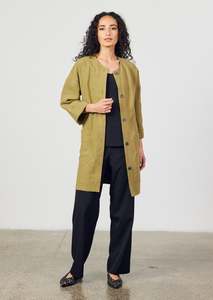 Taranto Duster Coat - Linen