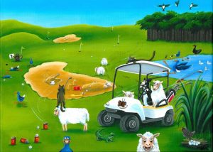Products: Crazy Golf - Jane Hodgson ArtJane Hodgson Art