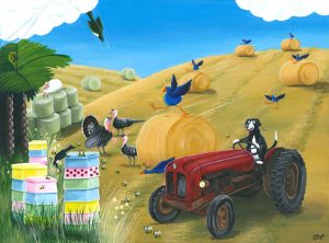 Haybale Ride - Jane Hodgson ArtJane Hodgson Art