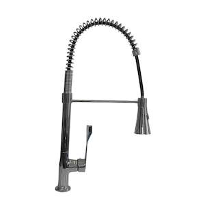 Kitchen: Chrome Pull Out Kitchen Sink Mixer