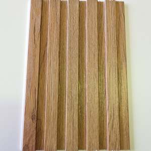 Flooring: WPC Slat Wall Panel Wood Grain
