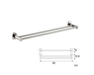 Double Towel Rail Stainless Steel