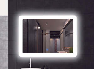 Bathroom: 950x750mm LED Mirror - Anti Fog, 3 Colour Switch